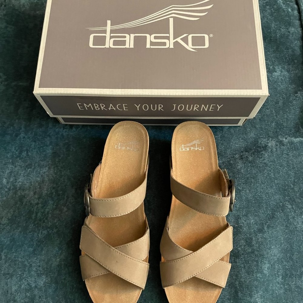 Dansko Taupe Sandals